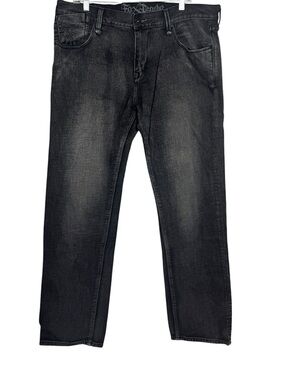 Fox Racing Denim Straight Leg Jeans in Faded Black Size 40